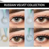 Russian Velvet Gray ( 1 Month ) | o-lens.co.in.